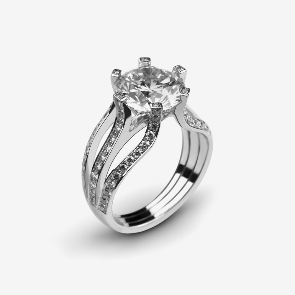 Sun Diamond Ring